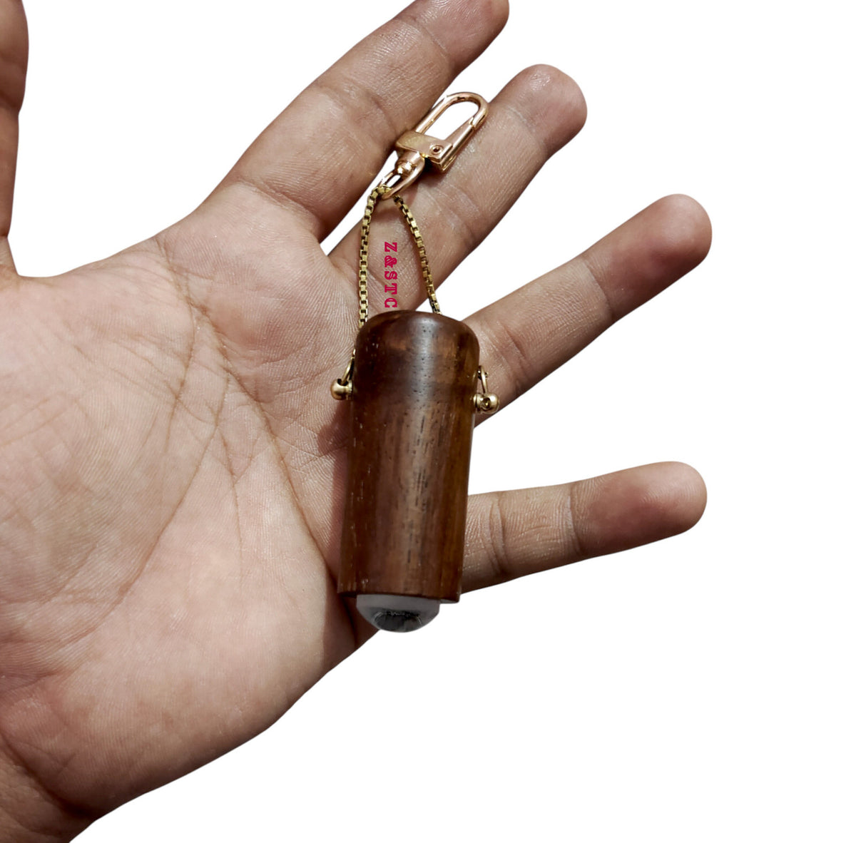 2" Mini Wooden see through Kaleidoscope Handcrafted Pocket Optical Toy