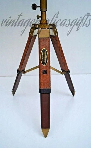 18" Antique Black Ocean World Globe on Tripod Stand Rotating Desktop Floor Globe