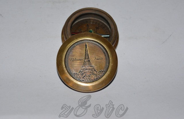 Antique Style 2.5 Inch Brass Compass – Handmade Maritime Collectible