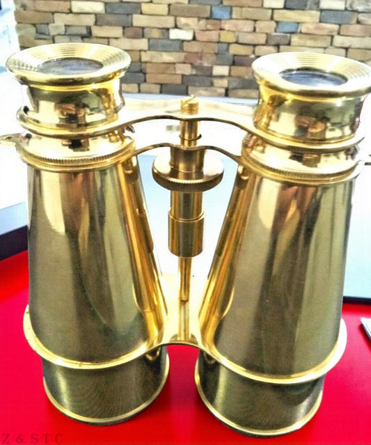 Handmade Brass Binocular 6" – Antique Look Nautical Decor & Collector’s Gift