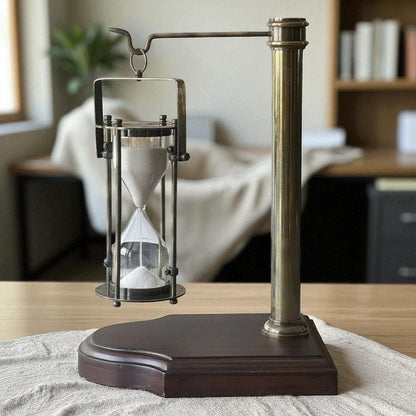 Sand Timer Hourglass – Nautical Vintage Maritime Desk Clock Gift