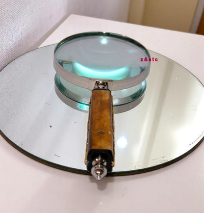 Handcrafted Brass Magnifying Glass Professional Handheld Reading Tool