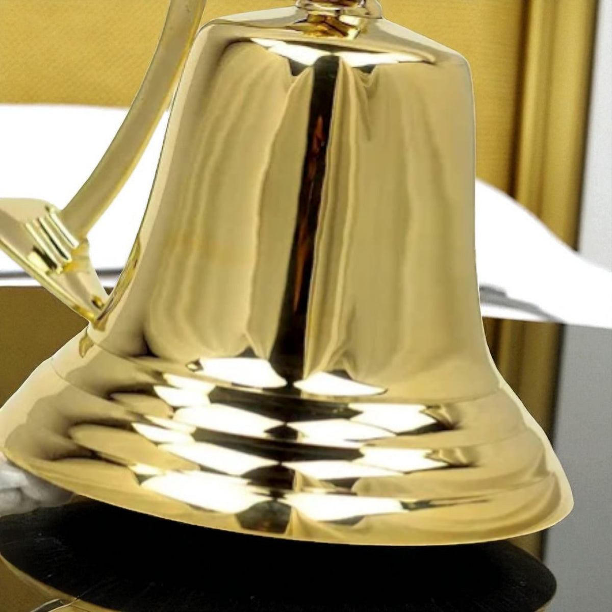 Custom engraved Brass Ship Bell Vintage Wall Mounted Doorbell | Solid Brass