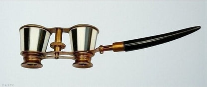 Black Opera Glasses Antique Style Theater Binoculars Collectible