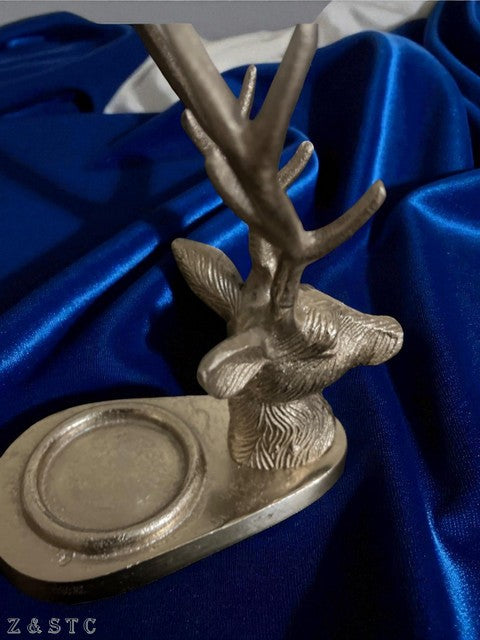 Antler Design Candle Holder – Deer Tealight Stand for Living Room Decoration