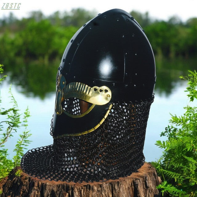 Medieval Style Mild Steel Helmet | 26 Inch Circumference | Collectible Armor Rep