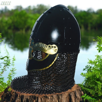 Medieval Style Mild Steel Helmet | 26 Inch Circumference | Collectible Armor Rep