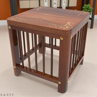 Solid Wood Wooden Stool – Multipurpose Bedside Table, Living Room Furniture.