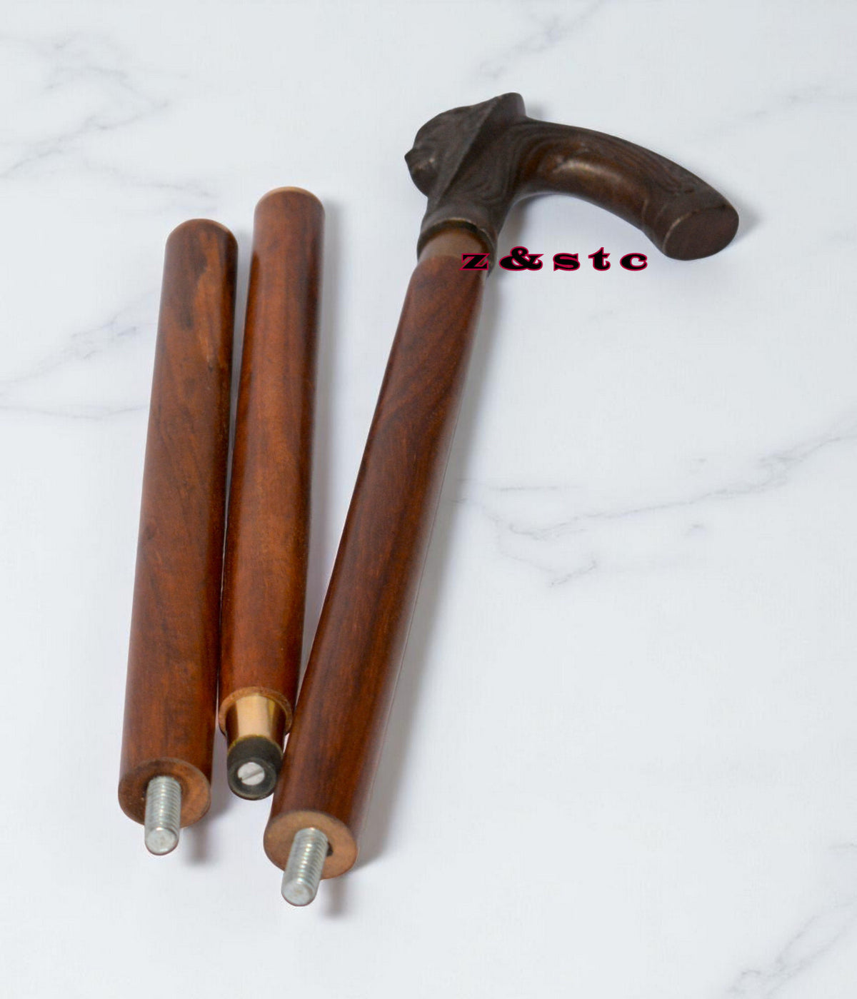 Decorative Wooden Walking Stick – Collector’s Cane with Elegant Design