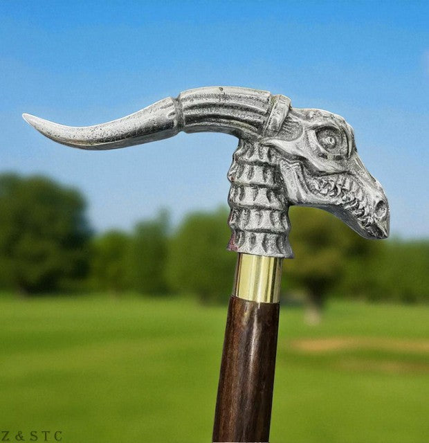 Designer dragon Head Handle Walking Stick – Antique Style Wooden Cane