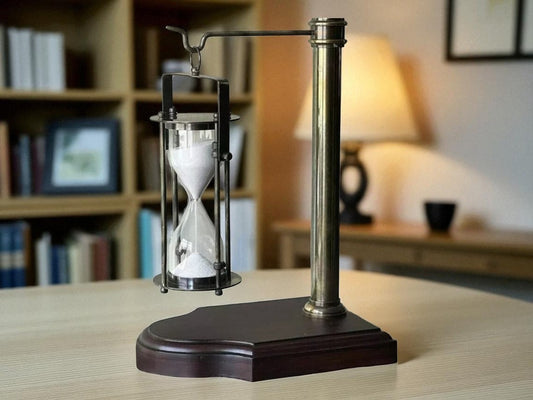 Sand Timer Hourglass – Nautical Vintage Maritime Desk Clock Gift