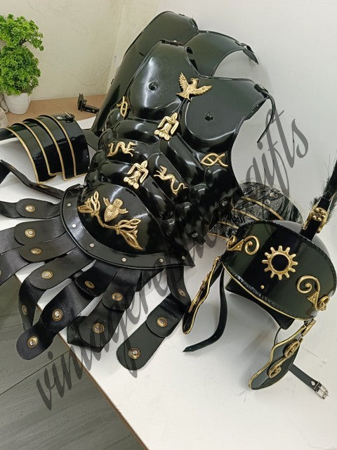 Handmade Greek Gladiator Muscle Cuirass Armor Steel Chest Plate Medieval LARP