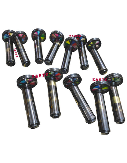 Lot of 10 Handcrafted Brass wheel Kaleidoscopes Vintage Style gift.