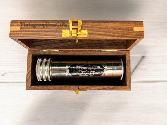 Elegant Vintage Pocket Watch – Brass Finish with Roman Dial & Gift Box