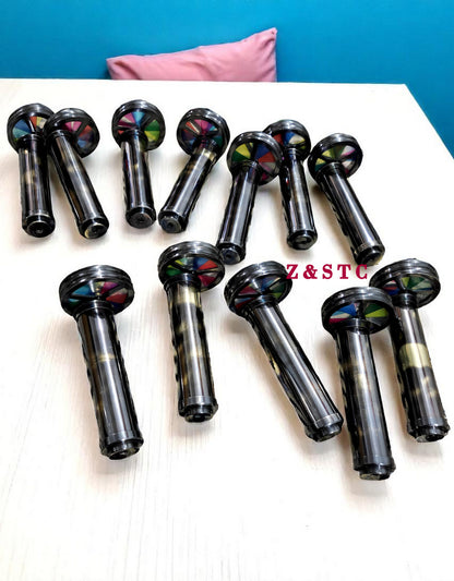Lot of 10 Handcrafted Brass wheel Kaleidoscopes Vintage Style gift.