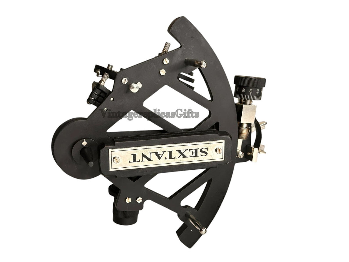 Tamaya Working Sextant - Astrolabe Ships Navigational Instrument with Wooden Box