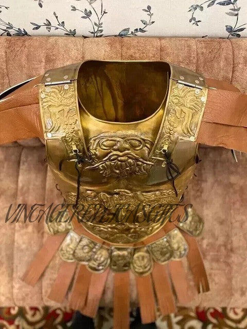 Medieval Roman Chest Armor Brass Big Eagle Armor Roman Cuirass Reenactment