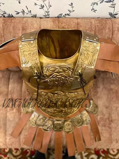 Medieval Roman Chest Armor Brass Big Eagle Armor Roman Cuirass Reenactment