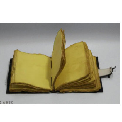 Rustic Leather Diary Antique-Style Journal with Vintage Paper for Writing & Note