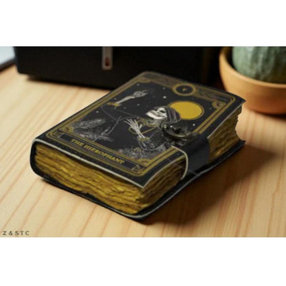 Rustic Leather Diary Antique-Style Journal with Vintage Paper for Writing & Note