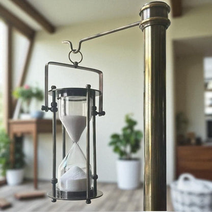 Sand Timer Hourglass – Nautical Vintage Maritime Desk Clock Gift