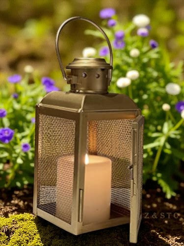 Witchlight Lantern Candle Holders – Halloween Home Decor Accents (Iron, Pack of2