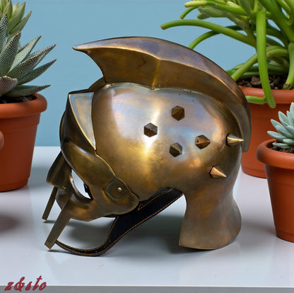 Ancient Greek Maximus Helmet Spartan Gladiator Armor 300 Movie Replica