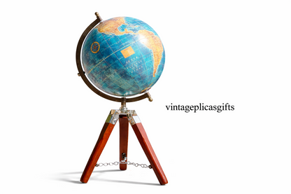 Blue earth Globe Decorative Piece  Home Office Decor