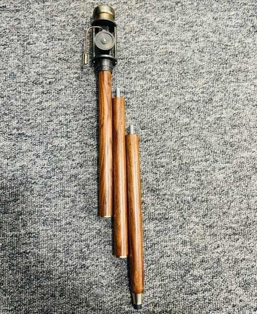 Handmade Antique Brass Walking Stick with  with Nautical Steam Engine Handle
