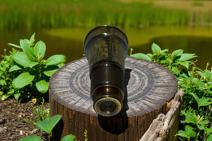 Victorian Nautical Spyglass Brass Telescope w/ Antique Finish & Medieval Design