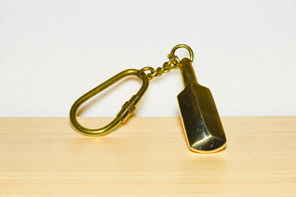 Antique Look Brass Keychain – Pocket Key Ring Gift for Men