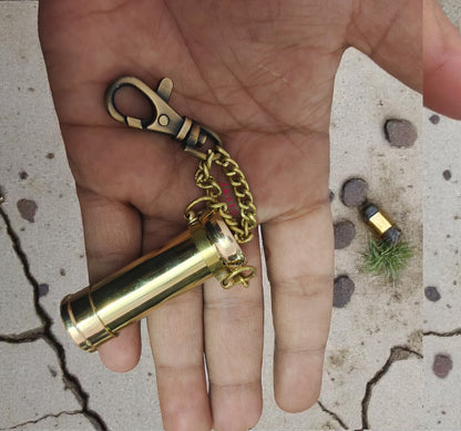 Antique Brass Kaleidoscope Handmade Optical Toy Unique Gift & Home Decor