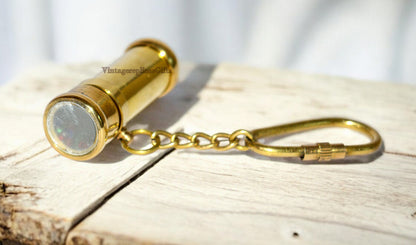 Antique brass 2" key chain kaleidoscope Mini polish finishing Lot of 50 pieces