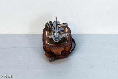 Best Brass Astrolabe Sextant with Leather Box – Nautical Replica C-3130
