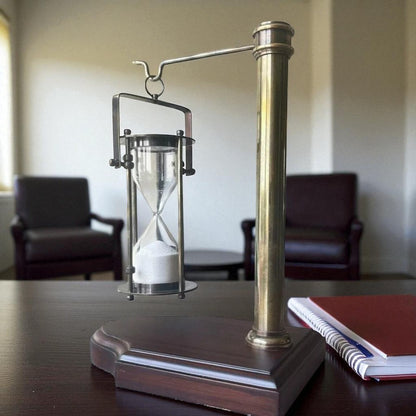 Sand Timer Hourglass – Nautical Vintage Maritime Desk Clock Gift