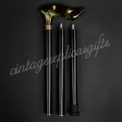 Premium Rosewood Walking Cane 36 Inch Handmade Vintage Style Wooden Stick Unisex