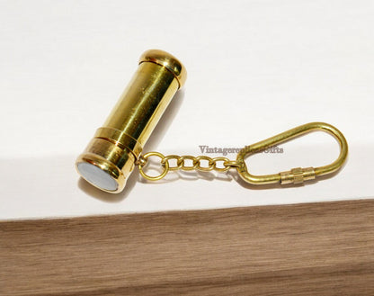 Antique brass 2" key chain kaleidoscope Mini polish finishing Lot of 50 pieces