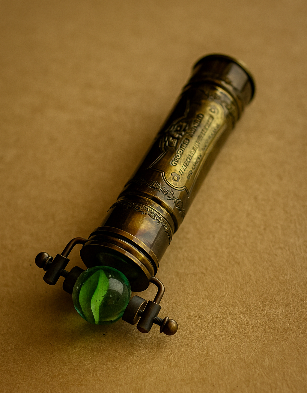 Gilbert & Sons Antique Brass Kaleidoscope – Timeless Gift & Collectible