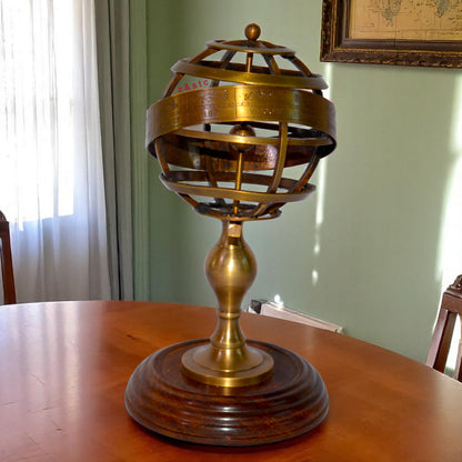 Decorative Brass Armillary  Nautical Celestial Sphere for Desk or Shelf
