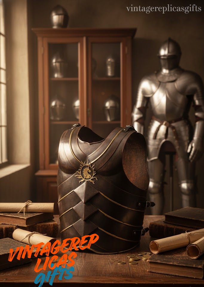 Roman Muscle Cuirass Breastplate | Shiny Polished 18 Gauge Steel | Wearable Medi
