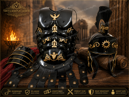 Handmade Greek Gladiator Muscle Cuirass Armor Steel Chest Plate Medieval LARP