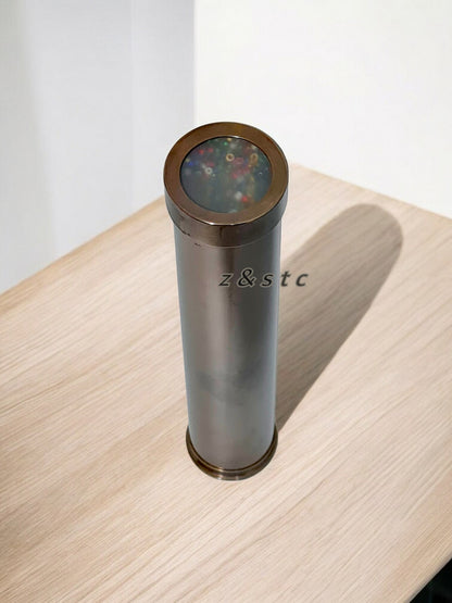 Handmade 7-Inch Brass Kaleidoscope – Antique Style Collector’s Piece