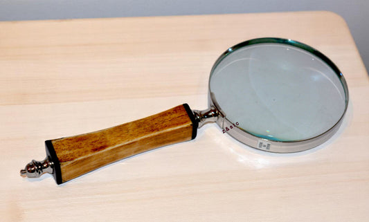 Handheld Magnifying Glass Portable Lens for Reading, Crafts & Hobbies