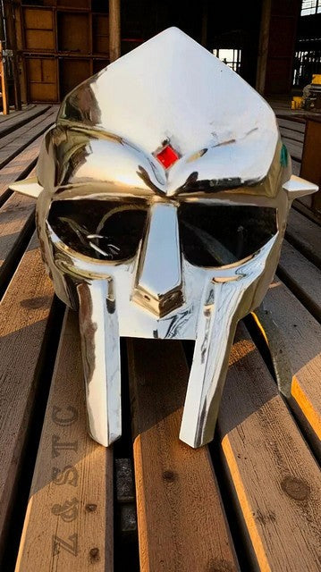 Halloween Medieval Steel Mask | Adult Cosplay Warrior Face Armor