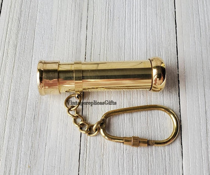 Antique brass 2" key chain kaleidoscope Mini polish finishing Lot of 50 pieces