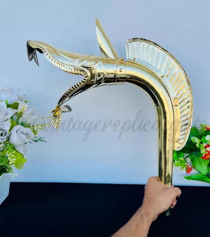 Brass Carnyx of Tintignac Celtic War Horn – fully playable wind sound