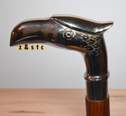 Solid Wood Walking Stick – Elegant Cane for Gentlemen & Ladies