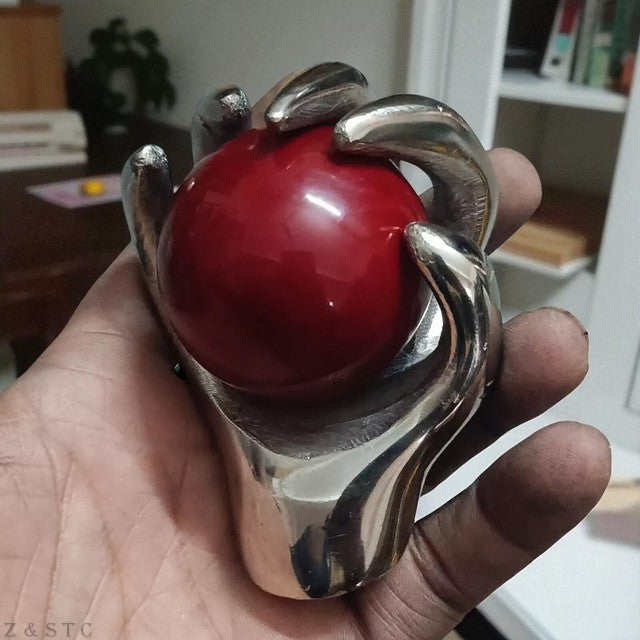 Handcrafted Ball Head Handle for Wooden Walking Stick or Cane