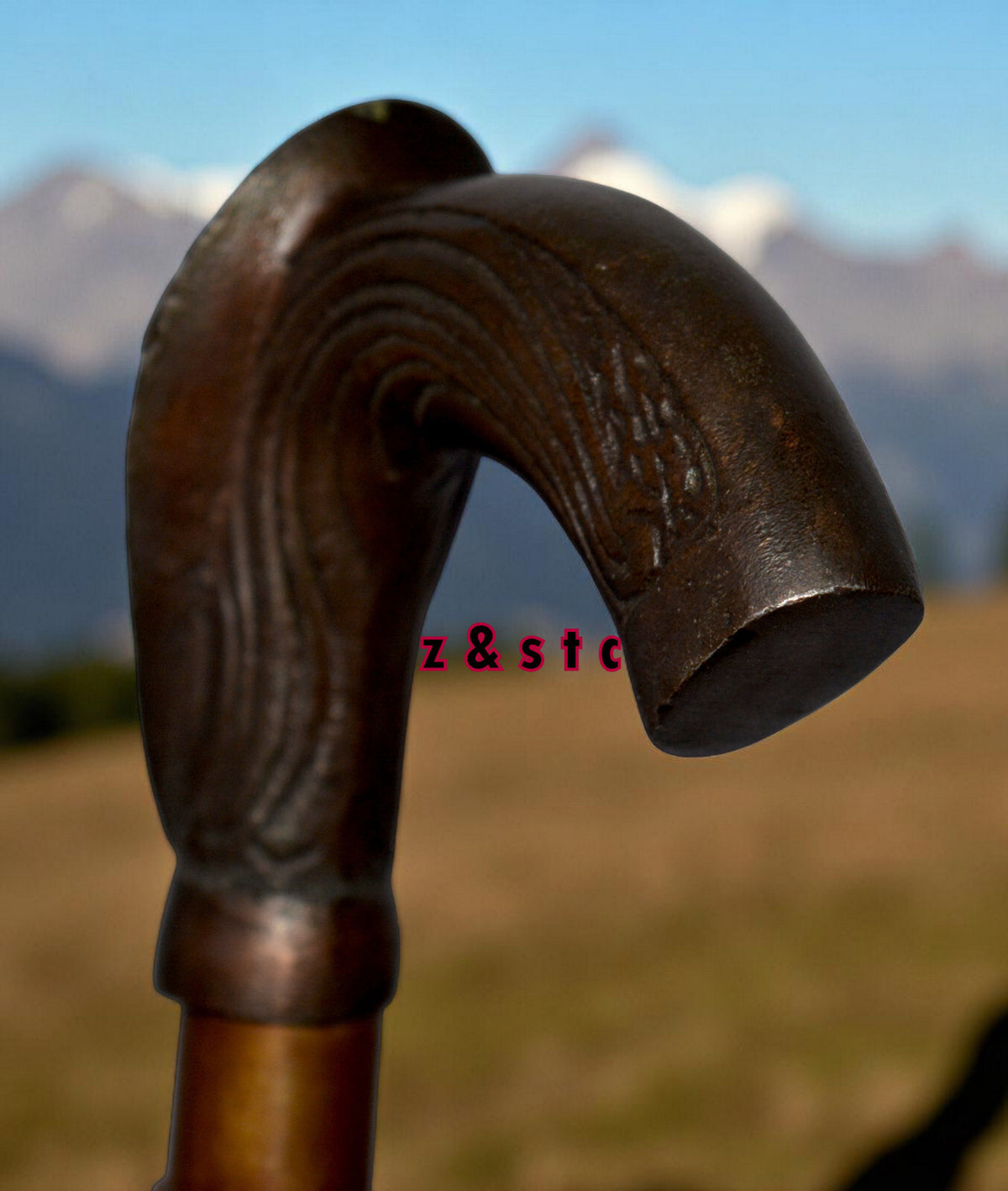 Decorative Wooden Walking Stick – Collector’s Cane with Elegant Design