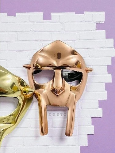 Set of 3 MF DOOM Style Gladiator Masks | Halloween Cosplay Headwear